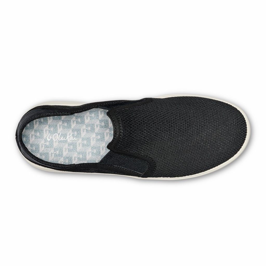 Olukai Women's Ki Ihele Slip On Shoe - Black US857-602